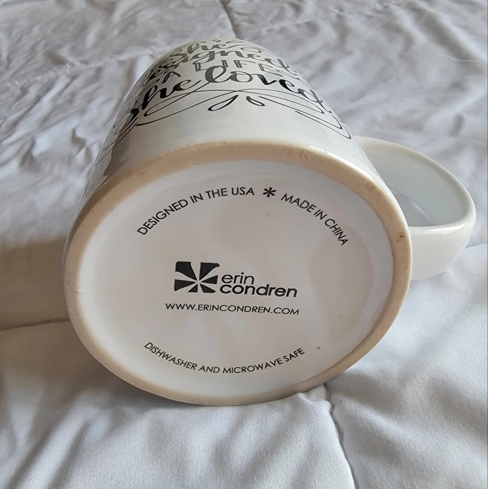Erin Condren White Ceramic Mug